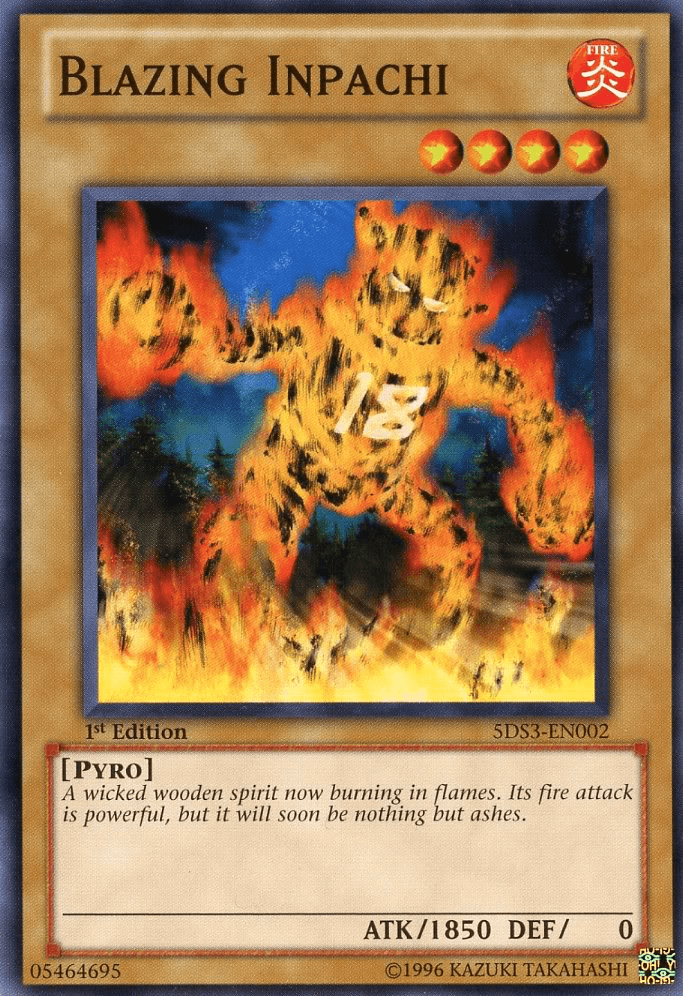 Blazing Inpachi [5DS3-EN002] Common (ONLINE ORDER ONLY)