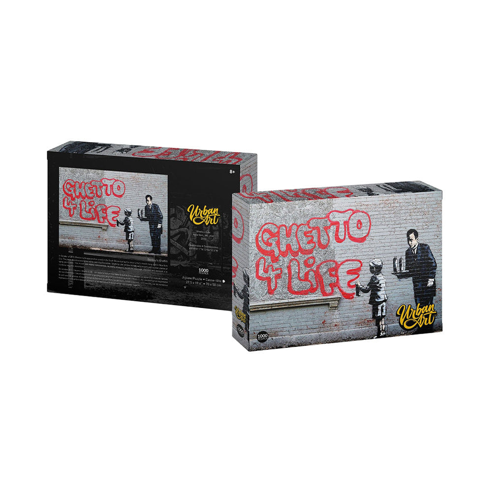 Urban Art Graffiti - Banksy Ghetto 4 Life (ONLINE ORDER ONLY)