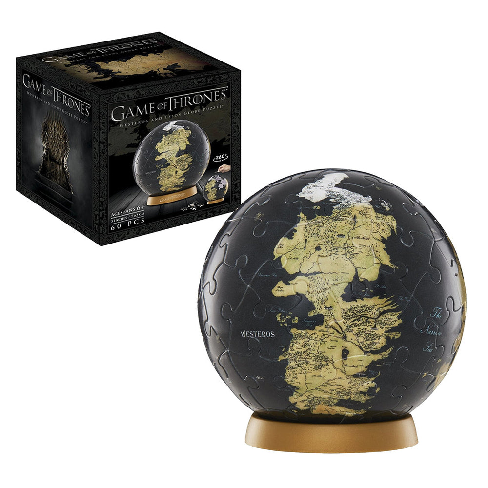 4D Paper Model Kit: Game of Thrones 3" Globe (ONLINE ORDER ONLY)