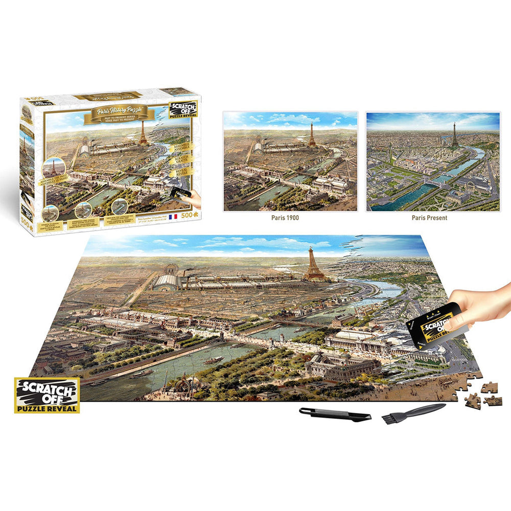 Scratch Off: History Puzzle - Paris (ONLINE ORDER ONLY)