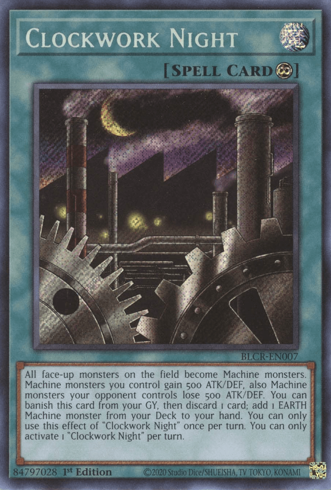 Clockwork Night [BLCR-EN007] Secret Rare (ONLINE ORDER ONLY)