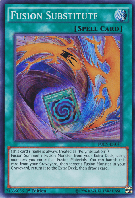 Fusion Substitute [FUEN-EN041] Super Rare (ONLINE ORDER ONLY)