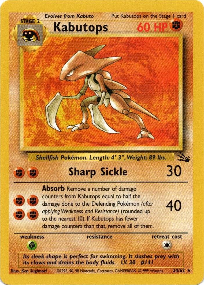 Kabutops (24/62) [Fossil Unlimited] (Online Only)