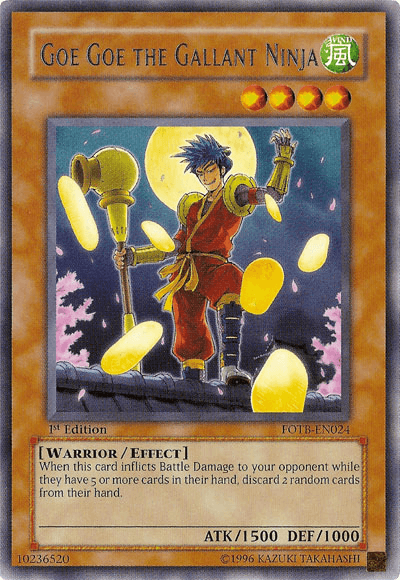 Goe Goe the Gallant Ninja [FOTB-EN024] Rare (ONLINE ORDER ONLY)