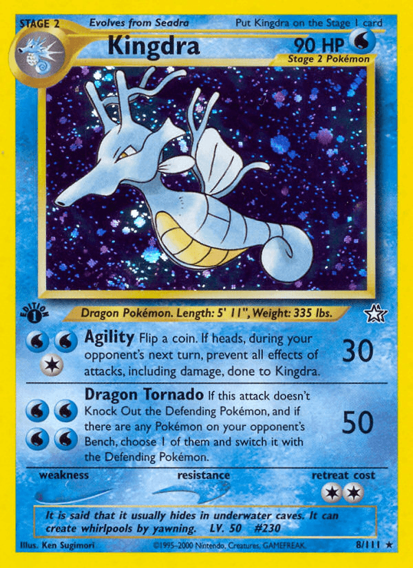 Kingdra (8/111) [Neo Genesis 1st Edition] (Online Only)