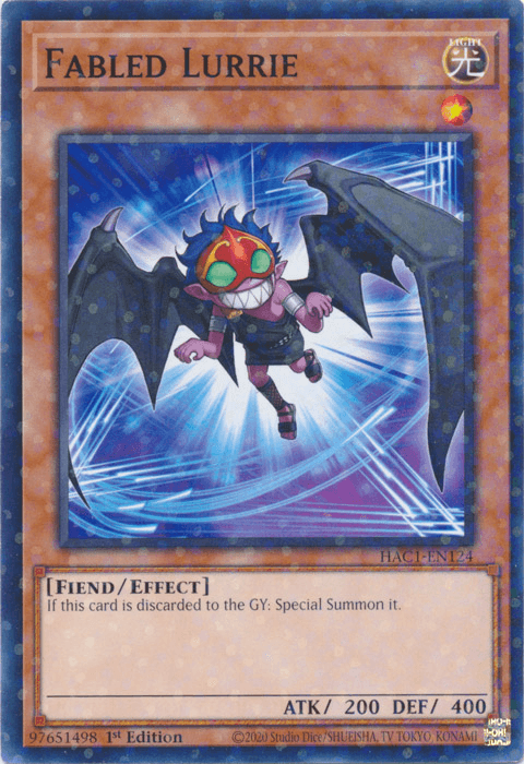 Fabled Lurrie (Duel Terminal) [HAC1-EN124] Common (ONLINE ORDER ONLY)