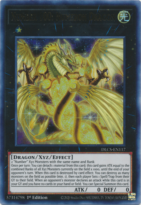 Number 100: Numeron Dragon [DLCS-EN117] Ultra Rare (ONLINE ORDER ONLY)