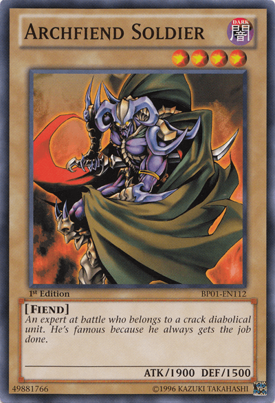 Archfiend Soldier [BP01-EN112] Common (ONLINE ORDER ONLY)