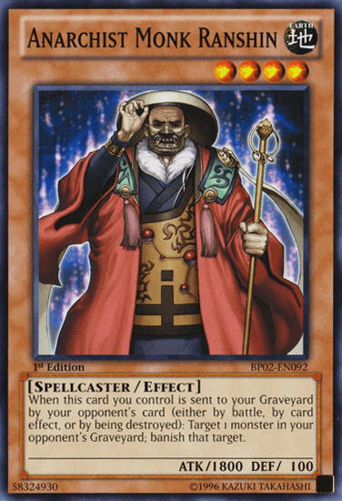 Anarchist Monk Ranshin [BP02-EN092] Mosaic Rare (ONLINE ORDER ONLY)