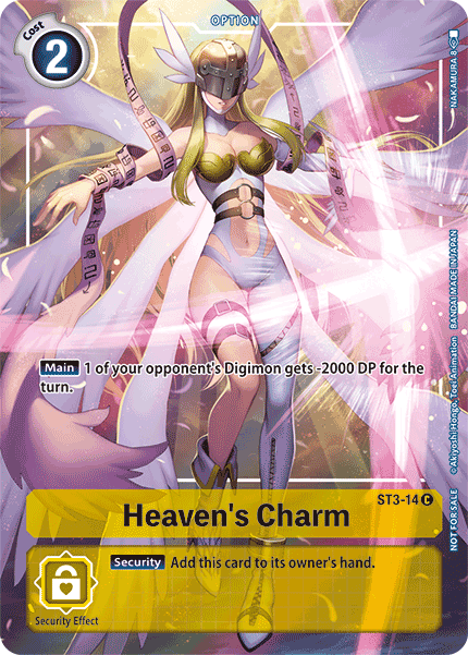 Heaven's Charm [ST3-14] (Tamer's Evolution Box) [Starter Deck: Heaven's Yellow Promos] (ONLINE ORDER ONLY)