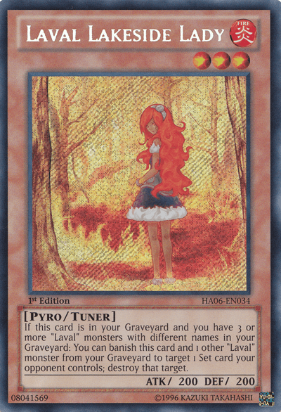 Laval Lakeside Lady [HA06-EN034] Secret Rare (ONLINE ORDER ONLY)