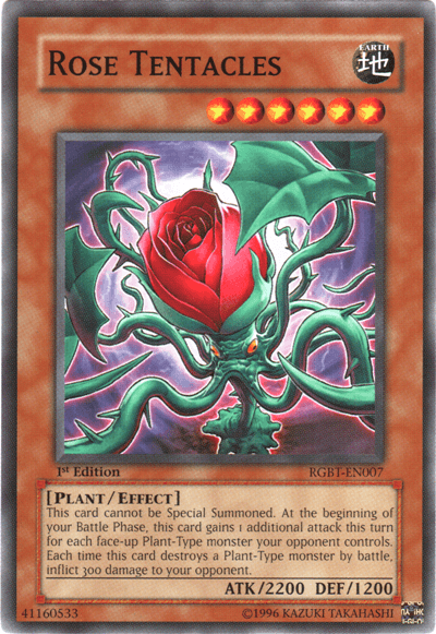 Rose Tentacles [RGBT-EN007] Common (ONLINE ORDER ONLY)