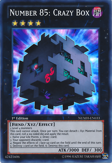 Number 85: Crazy Box [NUMH-EN033] Super Rare (ONLINE ORDER ONLY)