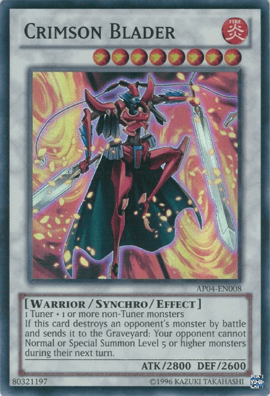 Crimson Blader [AP04-EN008] Super Rare (ONLINE ORDER ONLY)