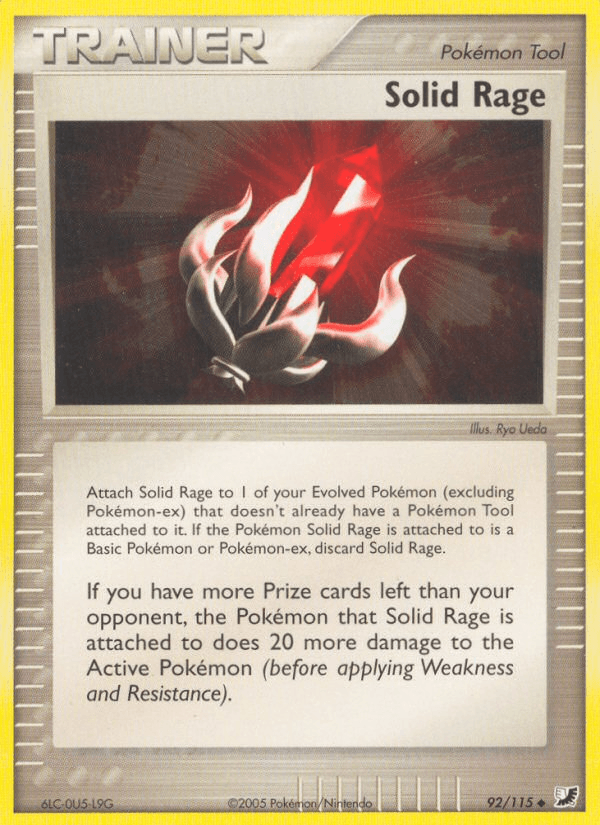 Solid Rage (92/115) [EX: Unseen Forces] (Online Only)