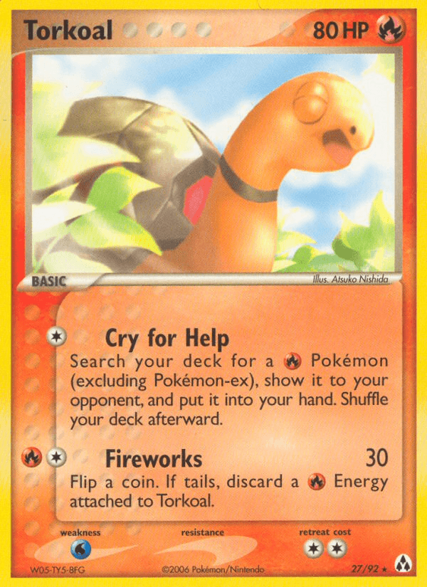Torkoal (27/92) [EX: Legend Maker] (Online Only)