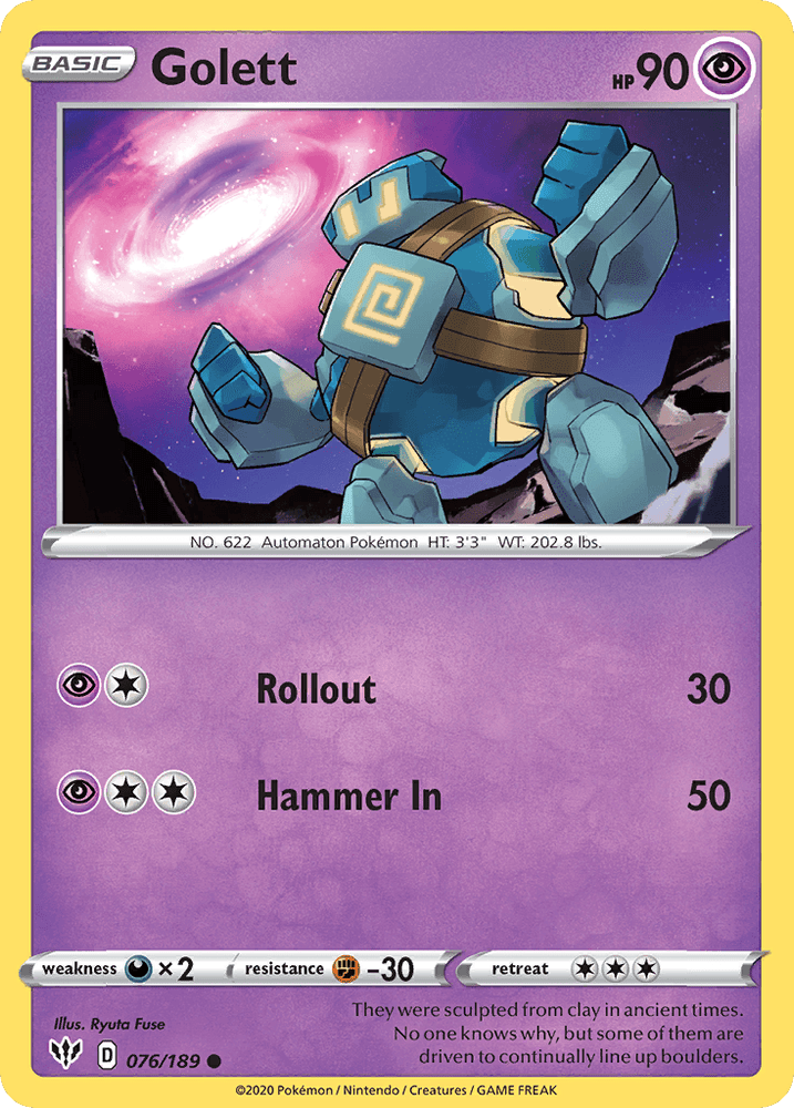 Golett (076/189) [Sword & Shield: Darkness Ablaze] (Online Only)