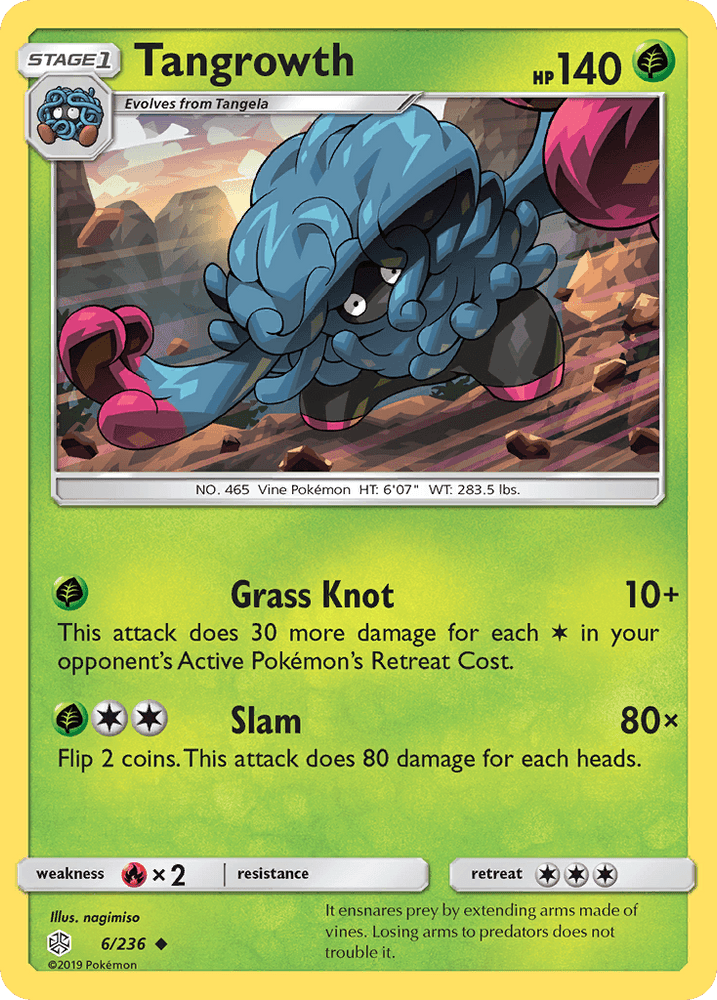 Tangrowth (6/236) [Sun & Moon: Cosmic Eclipse] (Online Only)