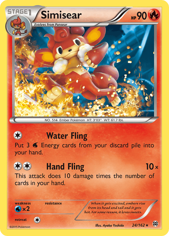 Simisear (24/162) [XY: BREAKthrough] (Online Only)