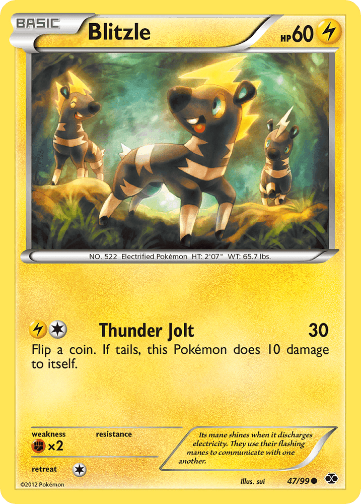 Blitzle (47/99) [Black & White: Next Destinies] (Online Only)