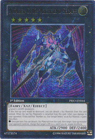 Number C102: Archfiend Seraph [PRIO-EN044] Ultimate Rare (ONLINE ORDER ONLY)