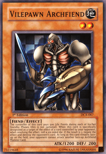 Vilepawn Archfiend [DCR-067] Common (ONLINE ORDER ONLY)