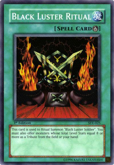 Black Luster Ritual [SYE-025] Super Rare (ONLINE ORDER ONLY)