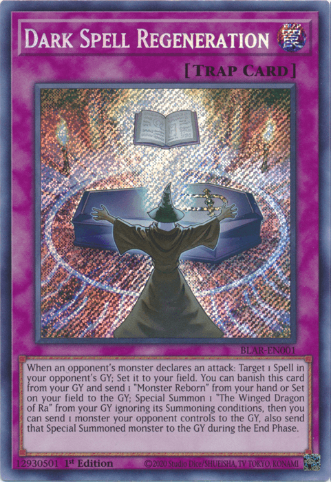 Dark Spell Regeneration [BLAR-EN001] Secret Rare (ONLINE ORDER ONLY)