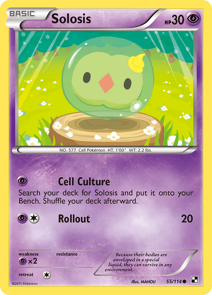 Solosis (55/114) [Black & White: Base Set] (Online Only)