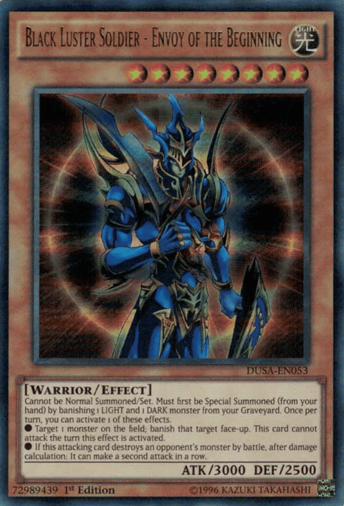 Black Luster Soldier - Envoy of the Beginning [DUSA-EN053] Ultra Rare (ONLINE ORDER ONLY)