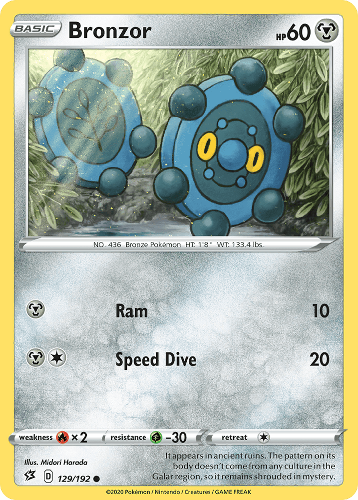 Bronzor (129/192) [Sword & Shield: Rebel Clash] (Online Only)