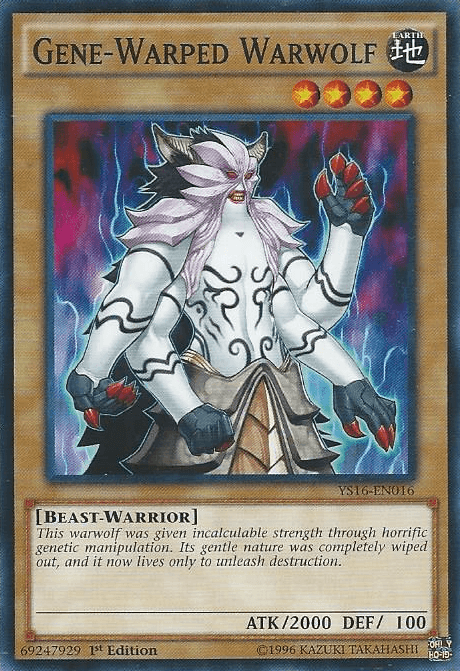 Gene-Warped Warwolf [YS16-EN016] Common (ONLINE ORDER ONLY)
