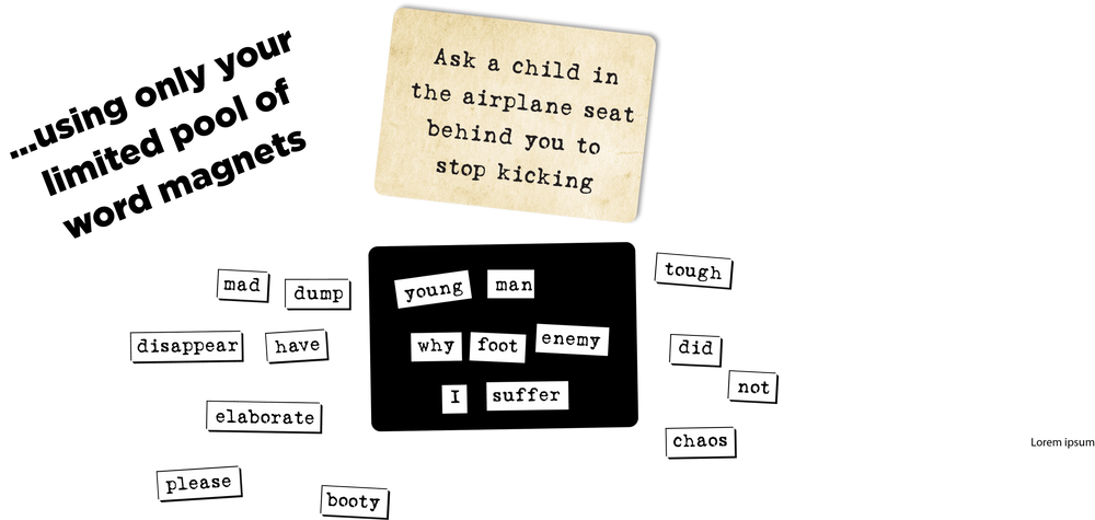 Ransom Notes: The Ridiculous Word Magnet Game
