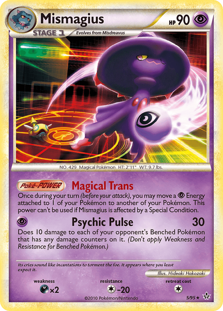 Mismagius (5/95) [HeartGold & SoulSilver: Unleashed] (Online Only)