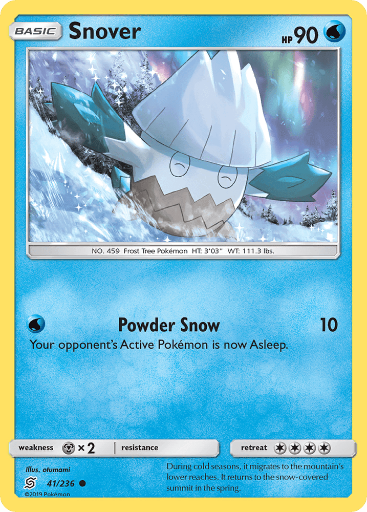 Snover (41/236) [Sun & Moon: Unified Minds] (Online Only)