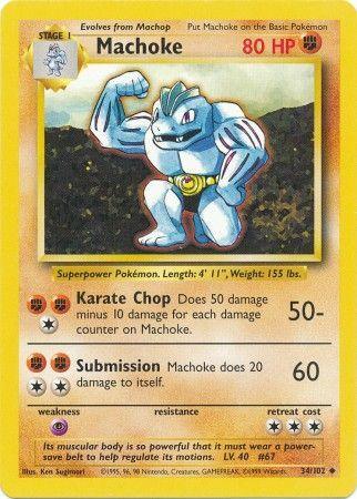 Machoke (34/102) [Base Set Unlimited] (Online Only)