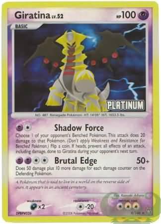 Giratina (4/146) [Burger King Promos: 2009 Collection] (Online Only)