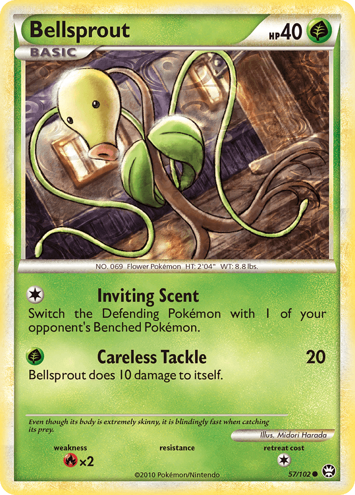 Bellsprout (57/102) [HeartGold & SoulSilver: Triumphant] (Online Only)