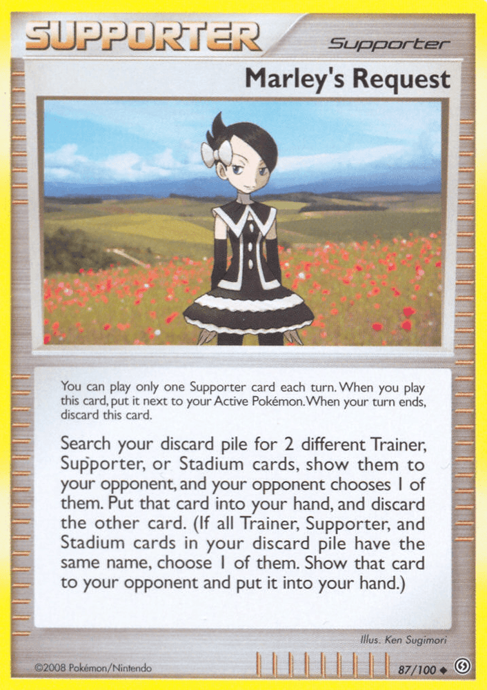 Marley's Request (87/100) [Diamond & Pearl: Stormfront] (Online Only)