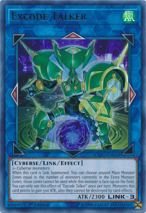 Excode Talker [EXFO-EN038] Ultra Rare (ONLINE ORDER ONLY)