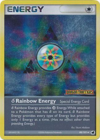 Rainbow Energy (88/101)(Delta Species) (Stamped) [EX: Dragon Frontiers] (Online Only)