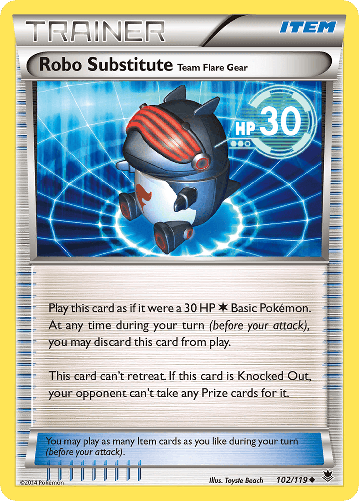 Robo Substitute Team Flare Gear (102/119) [XY: Phantom Forces] (Online Only)