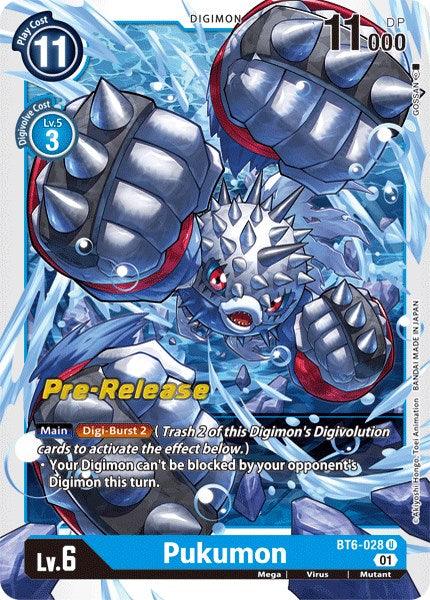Pukumon [BT6-028] [Double Diamond Pre-Release Cards] (ONLINE ORDER ONLY)