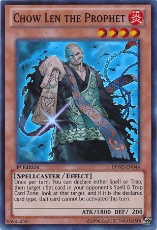 Chow Len the Prophet [BPW2-EN044] Super Rare (ONLINE ORDER ONLY)