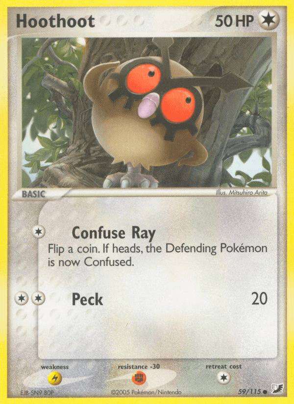 Hoothoot (59/115) [EX: Unseen Forces] (Online Only)