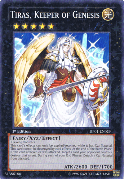 Tiras, Keeper of Genesis [BP01-EN029] Starfoil Rare (ONLINE ORDER ONLY)