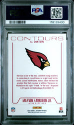 Graded 2024 Panini Phoenix Marvin Harrison Jr #CONMHJ Contours Wave Rookie RC Football Card PSA 10 Gem Mint (ONLINE ORDER ONLY)