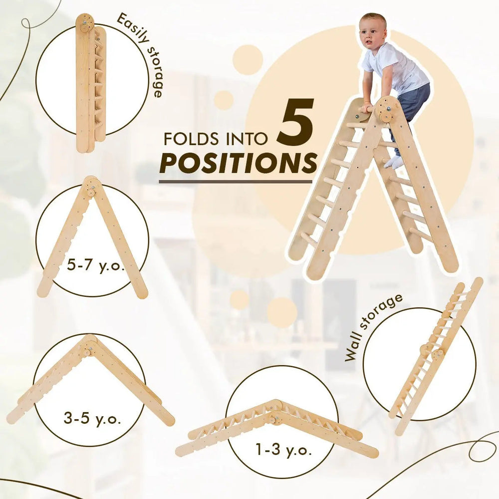 Swedish Ladder Set + Swing Gym 3in1 + Slide Board + Triangle Ladder (ONLINE ORDER ONLY)