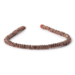 4mm Antiqued Copper Twisted Jumpring 8 inch 163 pieces (ONLINE ORDER ONLY)