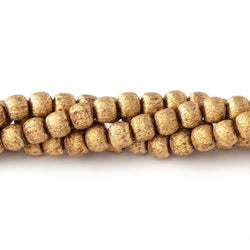 4mm Brushed Round Beads
